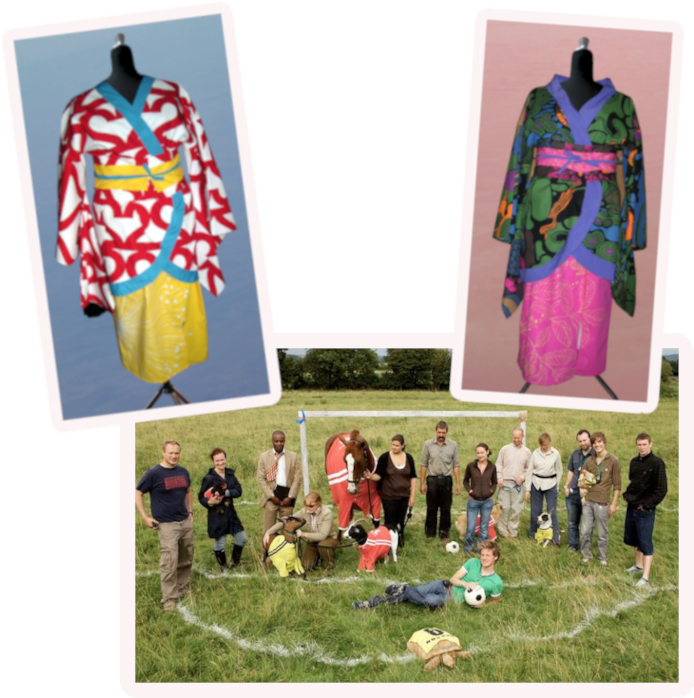 Football shirts and panto costumes